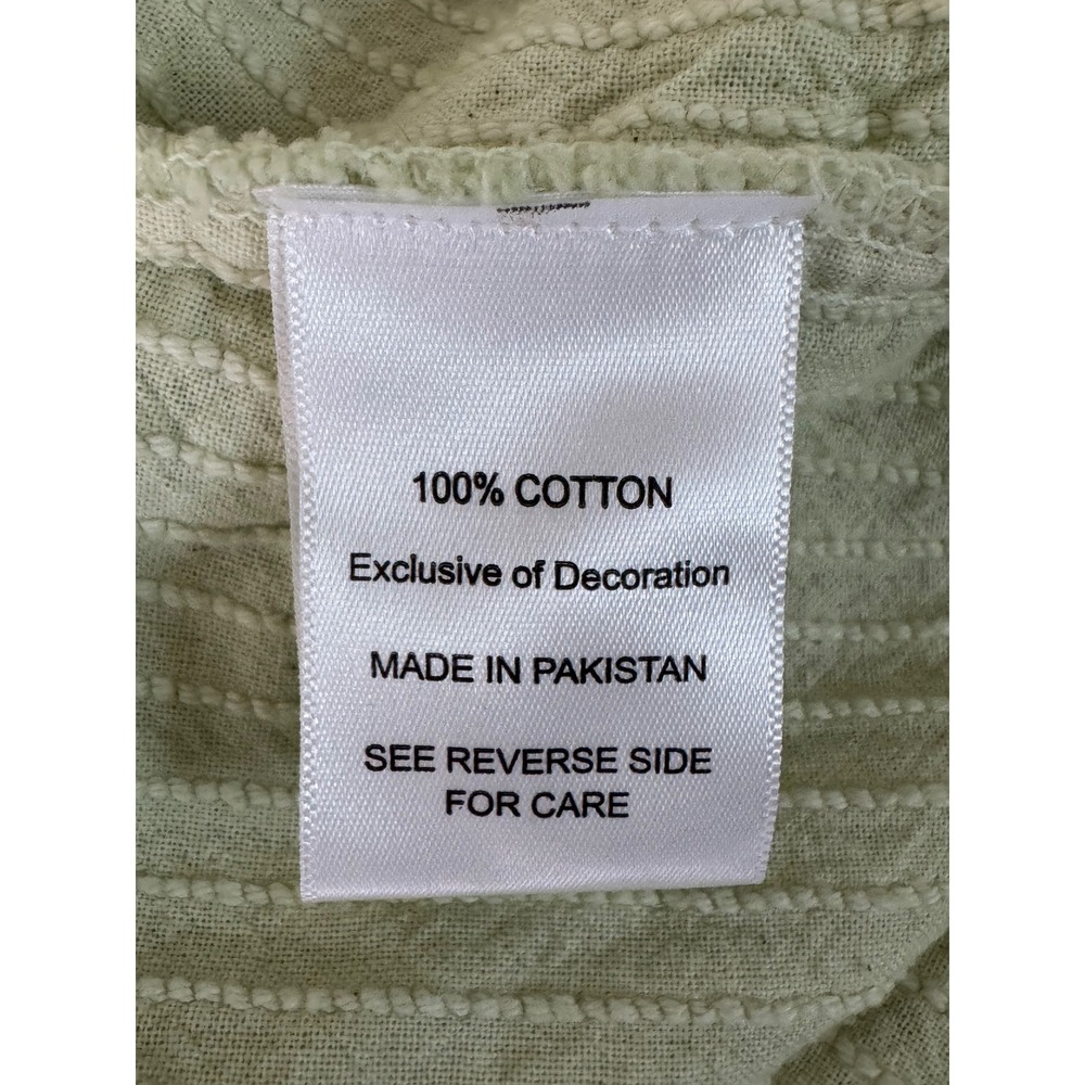 House of Chenille Bed Jacket Green Medium - Picture 7 of 11